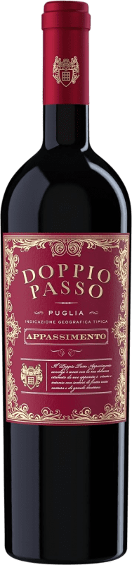 13,95 € 免费送货 | 红酒 Botter Carlo Doppio Passo Appassimento I.G.T. Puglia 普利亚大区 意大利 Primitivo 瓶子 75 cl