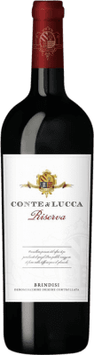 9,95 € Free Shipping | Red wine Botter Carlo Conte di Lucca Reserve D.O.C. Brindisi Puglia Italy Sangiovese Bottle 75 cl