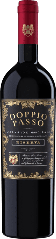 16,95 € Kostenloser Versand | Rotwein Botter Carlo Doppio Passo Reserve — Gereift D.O.C. Primitivo di Manduria Apulien Italien Primitivo, Nebbiolo Flasche 75 cl