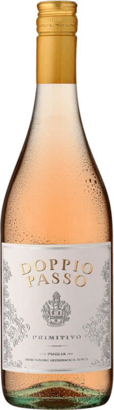 9,95 € Kostenloser Versand | Rosé-Wein Botter Carlo Doppio Passo Rosato I.G.T. Puglia Apulien Italien Primitivo Flasche 75 cl