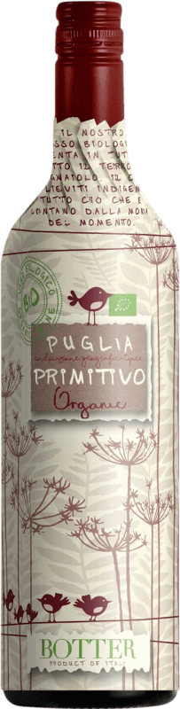 12,95 € Free Shipping | Red Wine Botter Carlo I.G.T. Puglia Puglia Italy Primitivo 75 cl