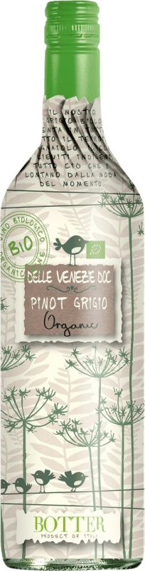 9,95 € Envio grátis | Vinho branco Botter Carlo Wrap I.G.T. Delle Venezie Venecia Itália Pinot Cinza Garrafa 75 cl