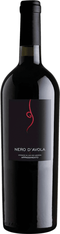 13,95 € Spedizione Gratuita | Vino rosso Caruso e Minini Tardus Appassimento D.O.C. Sicilia Sicilia Italia Nero d'Avola Bottiglia 75 cl