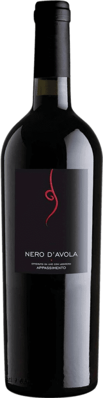 12,95 € Envío gratis | Vino tinto Caruso e Minini Tardus Appassimento D.O.C. Sicilia Sicilia Italia Nero d'Avola Botella 75 cl