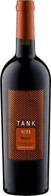 9,95 € Envio grátis | Vinho tinto Caruso e Minini Tank Nº 73 Appassimento I.G.T. Veneto Venecia Itália Merlot Garrafa 75 cl