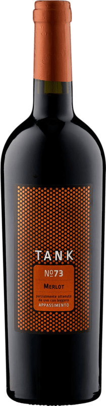 9,95 € 免费送货 | 红酒 Caruso e Minini Tank Nº 73 Appassimento I.G.T. Veneto Venecia 意大利 Merlot 瓶子 75 cl