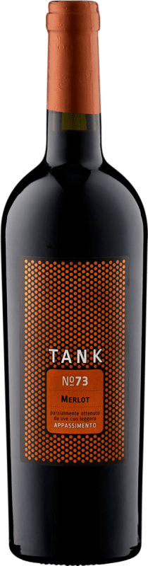 10,95 € Kostenloser Versand | Rotwein Caruso e Minini Tank Nº 73 Appassimento I.G.T. Veneto Venecia Italien Merlot 75 cl