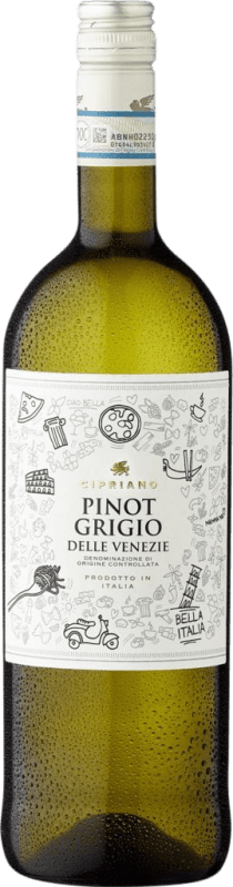 12,95 € Envoi gratuit | Blanc mousseux Caruso e Minini Cipriano I.G.T. Venezia Venecia Italie Pinot Gris Bouteille 1 L