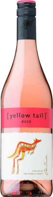 9,95 € 免费送货 | 玫瑰酒 Casella Yellow Tail Rosé I.G. Southern Australia 南澳大利亚 澳大利亚 Pinot Black 瓶子 75 cl