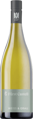 14,95 € Envio grátis | Espumante branco Fürst Castell Weißburgunder & Grauburgunder Seco V.D.P. Gutswein Franken Alemanha Pinot Cinza, Pinot Branco Garrafa 75 cl