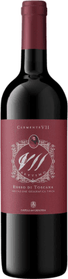 26,95 € Envio grátis | Vinho tinto Castelli del Grevepesa Clemente VII Rosso I.G.T. Toscana Tuscany Itália Garrafa 75 cl