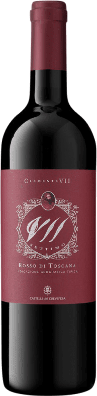 26,95 € Бесплатная доставка | Красное вино Castelli del Grevepesa Clemente VII I.G.T. Toscana Тоскана Италия Бутылка 75 cl