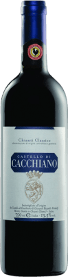 25,95 € Spedizione Gratuita | Vino rosso Castello di Cacchiano D.O.C.G. Chianti Classico Italia Sangiovese, Malvasia Nera, Colorino, Canaiolo Bottiglia 75 cl