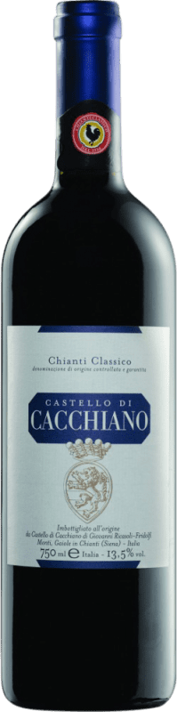 33,95 € Бесплатная доставка | Красное вино Castello di Cacchiano D.O.C.G. Chianti Classico Италия Sangiovese, Malvasia Black, Colorino, Canaiolo бутылка 75 cl
