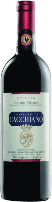 43,95 € 免费送货 | 红酒 Castello di Cacchiano 预订 D.O.C.G. Chianti Classico 意大利 Sangiovese, Malvasia Black, Colorino, Canaiolo 瓶子 75 cl