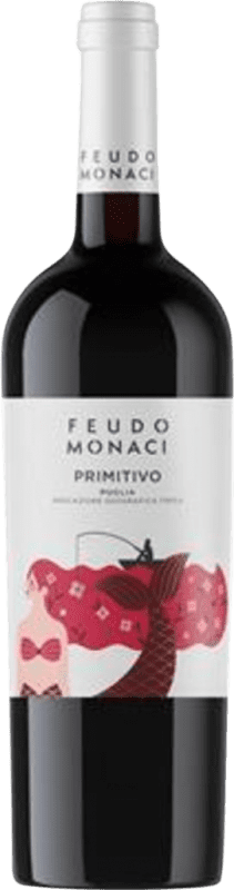 13,95 € Free Shipping | Red wine Castello Monaci I.G.T. Puglia Puglia Italy Primitivo Bottle 75 cl