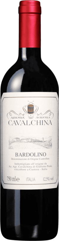 13,95 € Free Shipping | Red wine Cavalchina DV D.O.C. Bardolino Venecia Italy Nebbiolo, Corvina, Molinara Bottle 75 cl