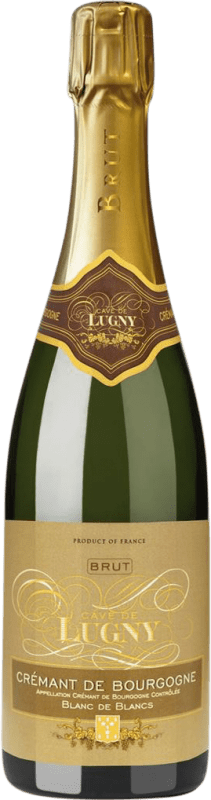 19,95 € Envio grátis | Espumante branco Cave de Lugny Brut A.O.C. Crémant de Bourgogne Borgonha França Chardonnay Garrafa 75 cl