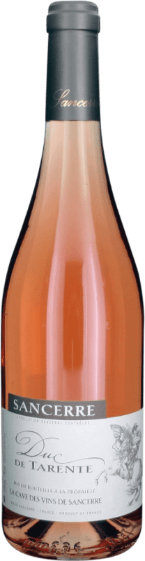 19,95 € 免费送货 | 玫瑰酒 Caves de Sancerre Duc de Tarente Rosé A.O.C. Sancerre 法国 Pinot Black 瓶子 75 cl