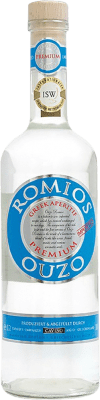 19,95 € Envio grátis | Aguardente Orujo Cavino Ouzo Romios Grécia Garrafa 70 cl