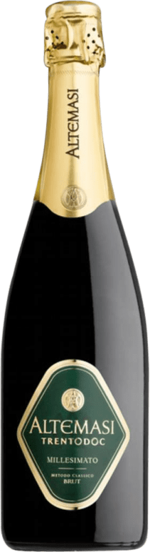 33,95 € Envoi gratuit | Vin Mousseux Blanc Cavit Altemasi Brut Millesimato D.O.C. Trento Trentin Italie Chardonnay Bouteille 75 cl