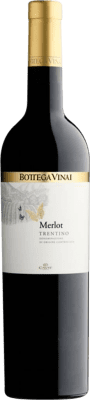 16,95 € Free Shipping | Red wine Cavit Vinai D.O.C. Trentino Trentino Italy Merlot Bottle 75 cl