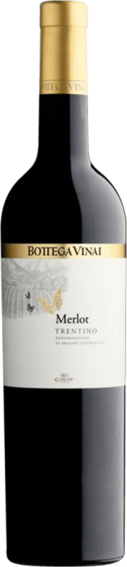 15,95 € Envío gratis | Vino Tinto Cavit Vinai D.O.C. Trentino Trentino Italia Merlot Botella 75 cl