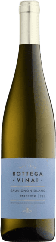 14,95 € Envío gratis | Vino Blanco Cavit Vinai D.O.C. Trentino Trentino Italia Sauvignon Botella 75 cl