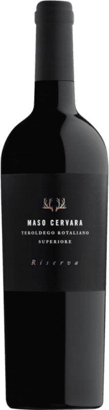 47,95 € Kostenloser Versand | Rotwein Cavit Maso Cervara D.O.C. Teroldego Rotaliano Trentino Italien Teroldego 75 cl