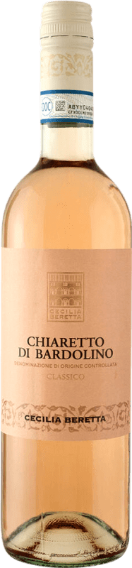 7,95 € Envío gratis | Vino rosado Cecilia Beretta Chiaretto Classico D.O.C. Bardolino Italia Nebbiolo, Corvina, Molinara Botella 75 cl