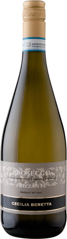 19,95 € Бесплатная доставка | Белое игристое Cecilia Beretta Frizzante D.O.C. Prosecco Фриули-Венеция-Джулия Италия Glera бутылка 75 cl