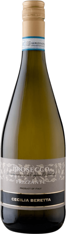 19,95 € Envio grátis | Espumante Branco Cecilia Beretta Frizzante — Meio Espumante D.O.C. Prosecco Friuli-Venezia Giulia Itália Glera Garrafa 75 cl