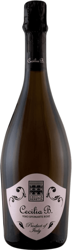 10,95 € 送料無料 | ロゼのスパークリングワイン Cecilia Beretta Rosé — ロゼ イタリア Nebbiolo — ネッビオーロ, Glera — グレラ ボトル 75 cl
