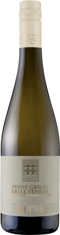 9,95 € Envío gratis | Vino blanco Cecilia Beretta Luna Italia Pinot Gris Botella 75 cl