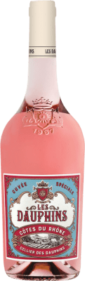 9,95 € 免费送货 | 玫瑰酒 Cellier des Dauphins Rosé A.O.C. Côtes du Rhône 罗纳 法国 Syrah, Grenache, Cinsault 瓶子 75 cl