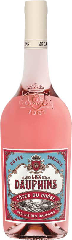 9,95 € Бесплатная доставка | Розовое вино Cellier des Dauphins Rosé A.O.C. Côtes du Rhône Рона Франция Syrah, Grenache, Cinsault бутылка 75 cl