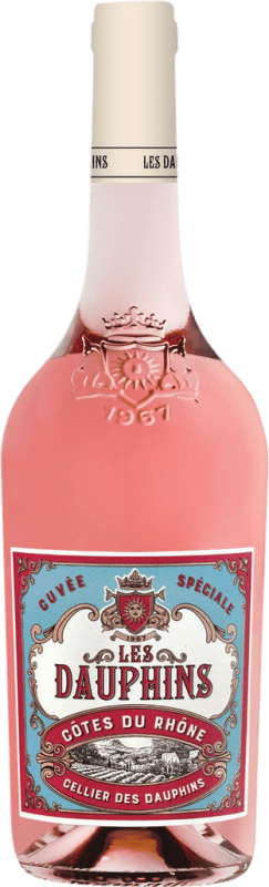 10,95 € Spedizione Gratuita | Vino Rosato Cellier des Dauphins Rosé — Rosato A.O.C. Côtes du Rhône Rhône Francia Syrah, Garnacha — Grenache, Cinsault Bottiglia 75 cl