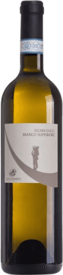 24,95 € 免费送货 | 白酒 Cenatiempo Ischia Bianco Superiore I.G.T. Campania 坎帕尼亚 意大利 瓶子 75 cl