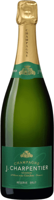 49,95 € Envio grátis | Espumante branco J. Charpentier Brut Reserva A.O.C. Champagne Champagne França Nebbiolo, Pinot Meunier Garrafa 75 cl