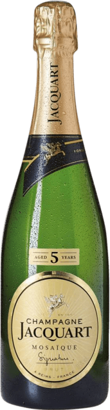 63,95 € Envío gratis | Espumoso Blanco Jacquart Mosaďque Brut Signature — de Autor A.O.C. Champagne Champagne Francia Nebbiolo, Chardonnay, Pinot Meunier Botella 75 cl