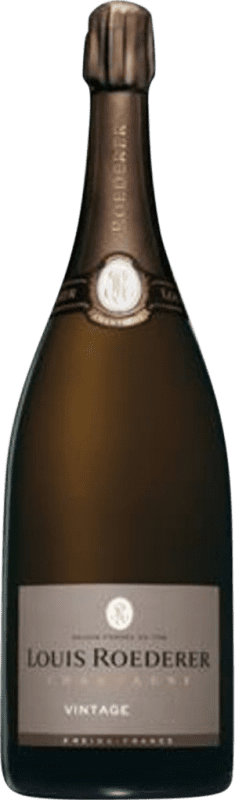 243,95 € Envoi gratuit | Vin Mousseux Blanc Louis Roederer Brut A.O.C. Champagne Champagne France Pinot Noir, Chardonnay Bouteille Magnum 1,5 L