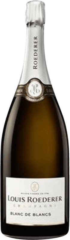 257,95 € Free Shipping | White Sparkling Wine Louis Roederer Deluxe Brut Blanc de Blancs A.O.C. Champagne Champagne France Chardonnay Magnum Bottle 1,5 L