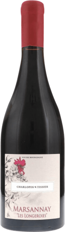 53,95 € Free Shipping | Red wine Charlopin Tissier Les Longeroies Rouge A.O.C. Marsannay Burgundy France Pinot Black Bottle 75 cl