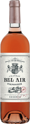 16,95 € 免费送货 | 玫瑰酒 Château Bel Air Perponcher Rosé 预订 A.O.C. Bordeaux 波尔多 法国 Cabernet Sauvignon 瓶子 75 cl