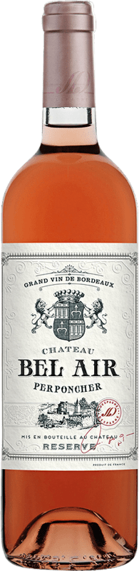 11,95 € Envoi gratuit | Vin rose Château Bel Air Perponcher Rosé Réserve A.O.C. Bordeaux Bordeaux France Cabernet Sauvignon Bouteille 75 cl