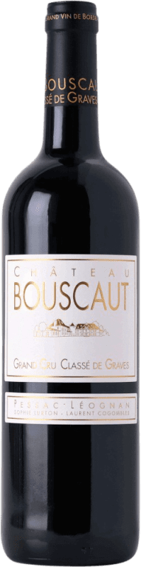 61,95 € Бесплатная доставка | Красное вино Château Bouscaut Grand Cru Classé de Graves A.O.C. Pessac-Léognan Бордо Франция Merlot, Cabernet Sauvignon, Malbec бутылка 75 cl