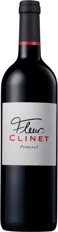 69,95 € Spedizione Gratuita | Vino rosso Château Clinet Fleur A.O.C. Bordeaux bordò Francia Merlot, Cabernet Franc Bottiglia 75 cl