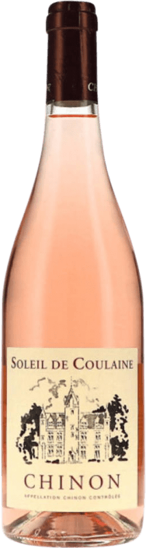 19,95 € Kostenloser Versand | Rosé-Wein Château de Coulaine Soleil Rosé A.O.C. Chinon Loire Frankreich Cabernet Franc Flasche 75 cl