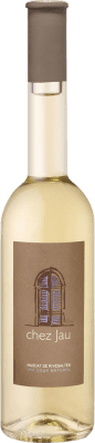 14,95 € Бесплатная доставка | Белое вино Château de Jau Doux Naturel Blanc A.O.C. Muscat de Rivesaltes Руссильон Франция Muscatel Small Grain бутылка Medium 50 cl