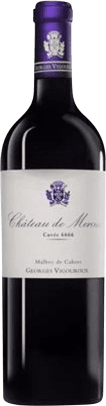 79,95 € 免费送货 | 红酒 Château de Mercuès 6666 d'Origine A.O.C. Cahors Occitania 法国 Malbec 瓶子 75 cl